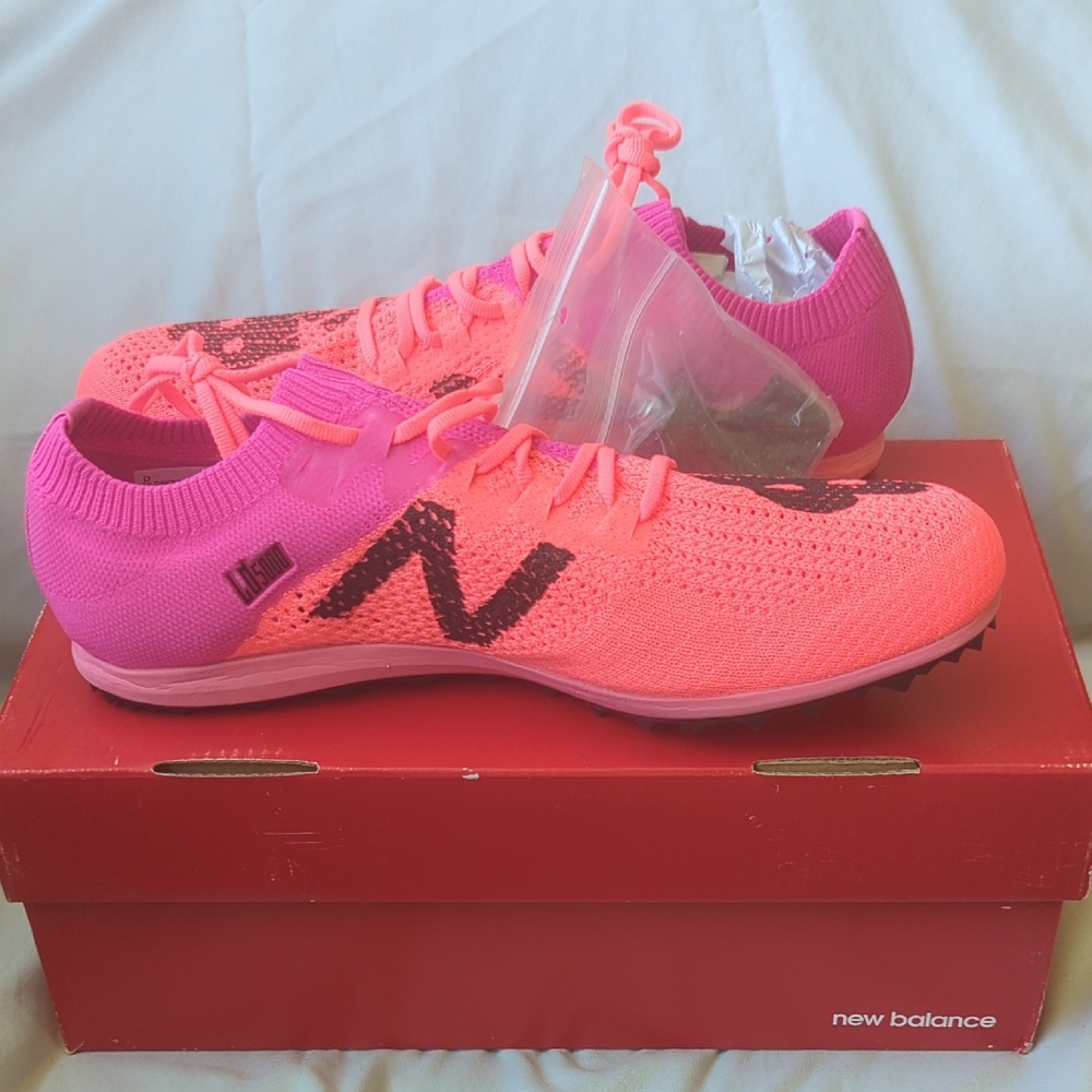 New Balance ULD5KPP7 Track Shoes, Brand New With Spikes/Tool, One Shoe More Bold